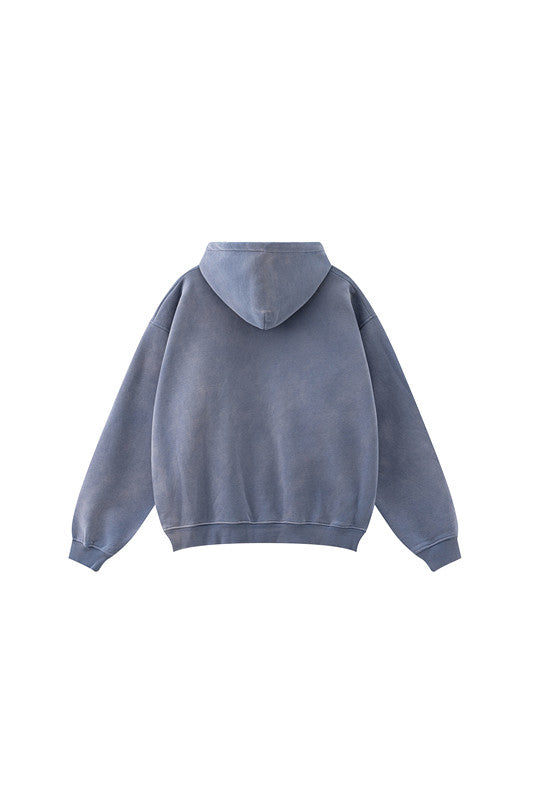 332GSM Gradient Sprayed Fleece Hoodie