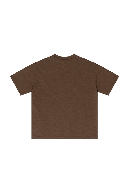 Slub Cotton 190GSM Solid Color Tee