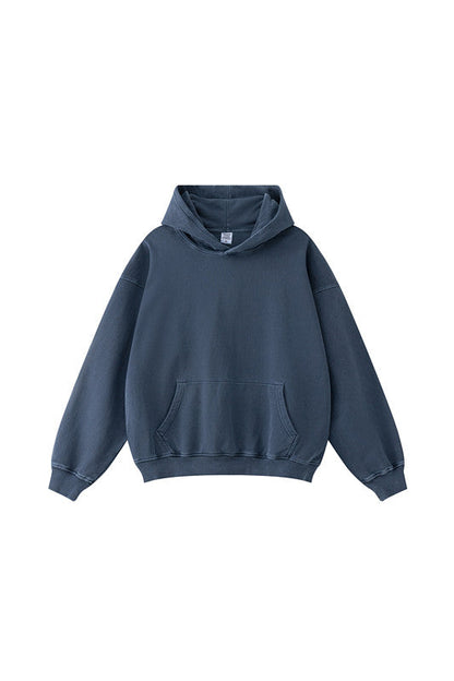 100% Cotton 380GSM Washed  Hoodie