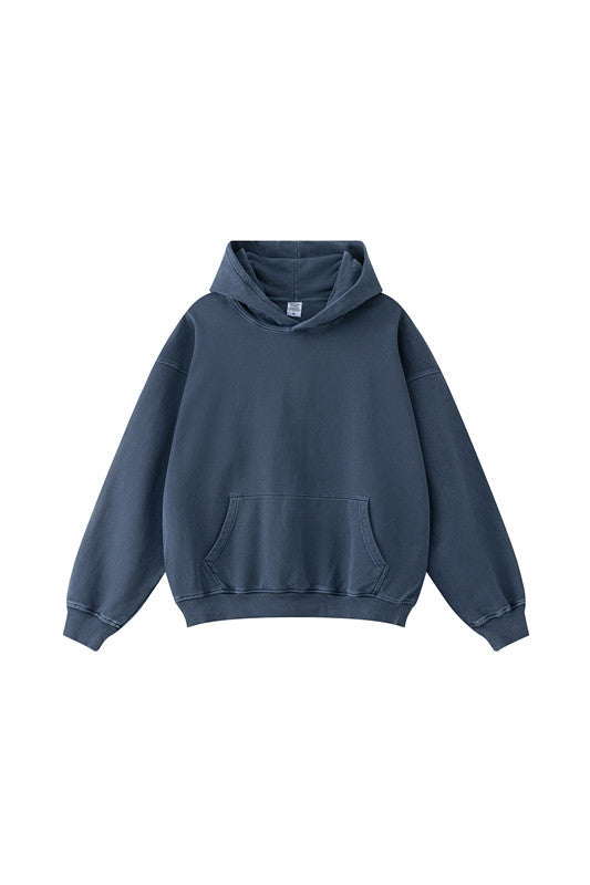 100% Cotton 380GSM Washed  Hoodie