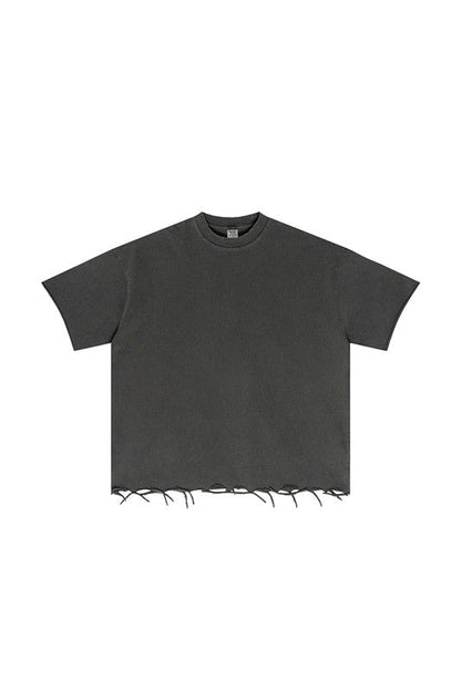 310GSM Pigment Dyed Distressed Tee