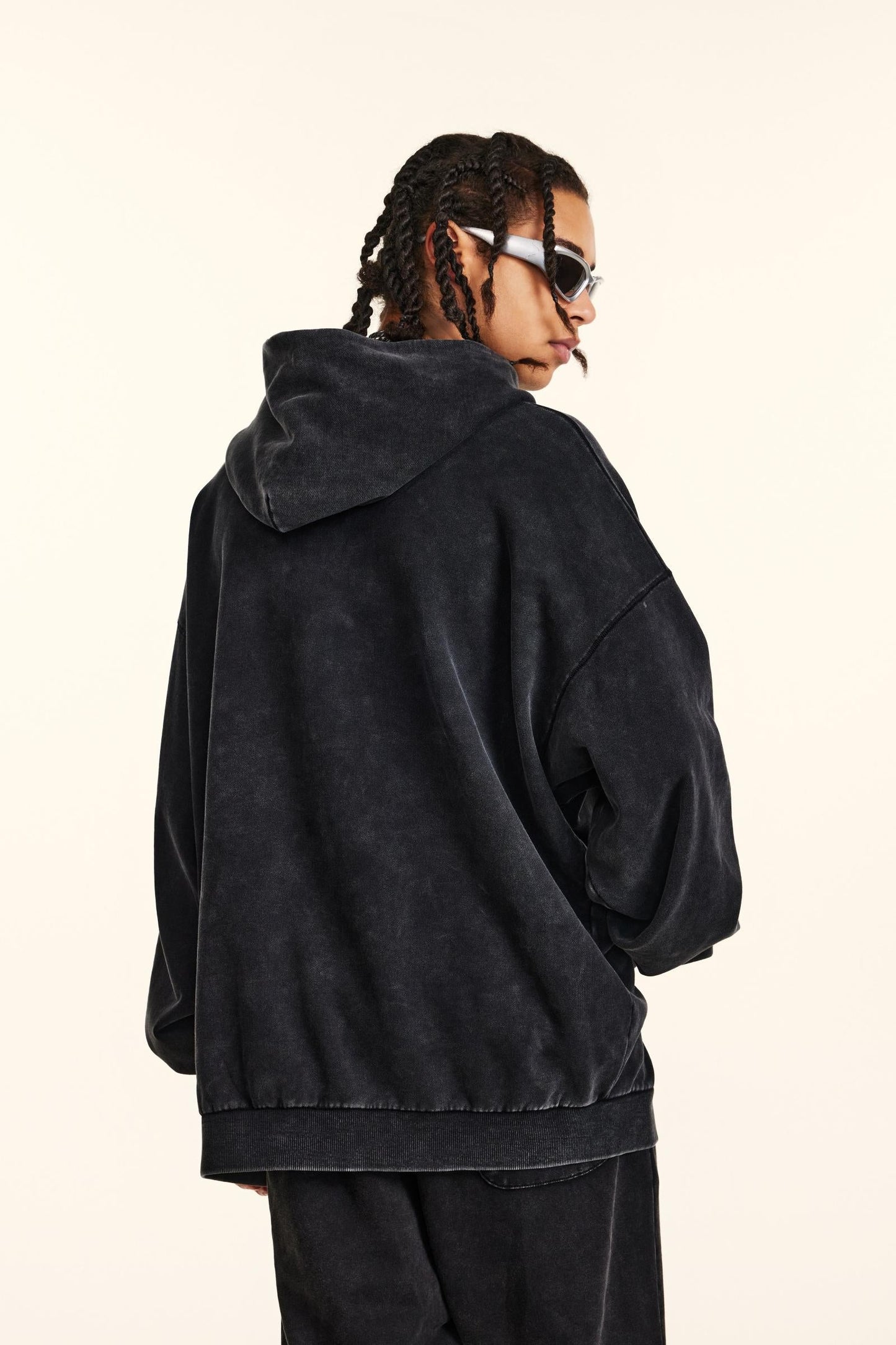 100% Cotton 380GSM Gradient Washed Hoodie