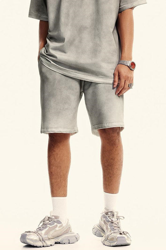 280GSM Washed Dirty Effect Short