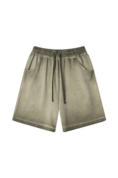 310GSM Gradient Washed Distressed Short