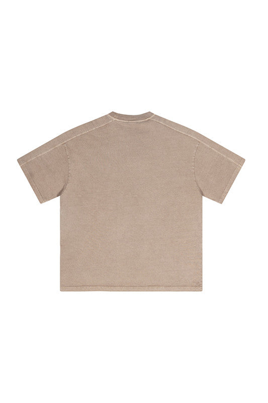 310GSM Patchwork Washed Out Tee