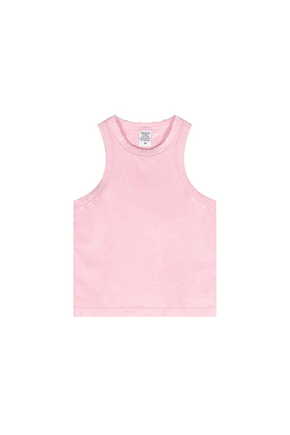 235GSM Washed Out Crop Vest