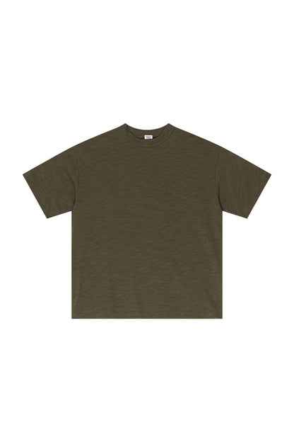 Slub Cotton 190GSM Solid Color Tee