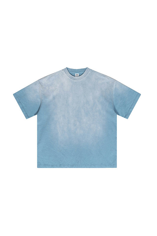 250GSM Distressed Washed Sun Fade Tee