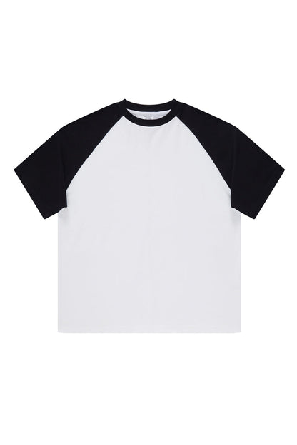 Contrast Sleeve Basic Tee