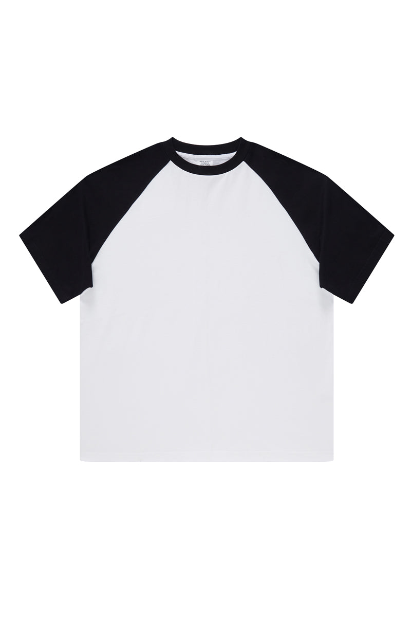 Contrast Sleeve Basic Tee