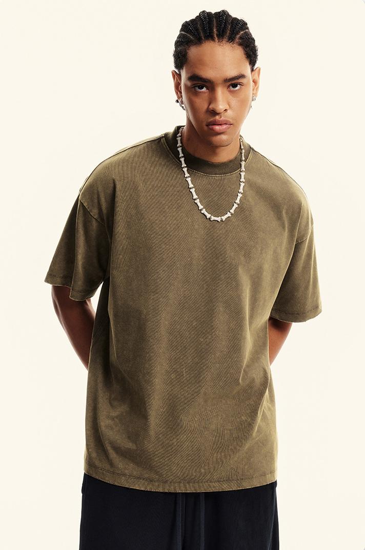230GSM Distressed Washed Coolness Tee