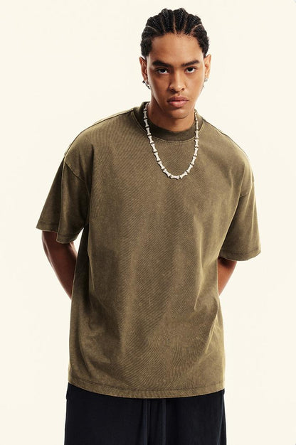 230GSM Distressed Washed Coolness Tee