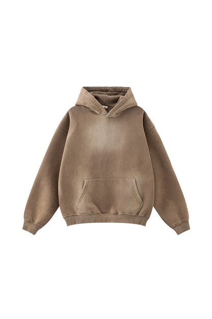 332GSM Gradient Sprayed Fleece Hoodie