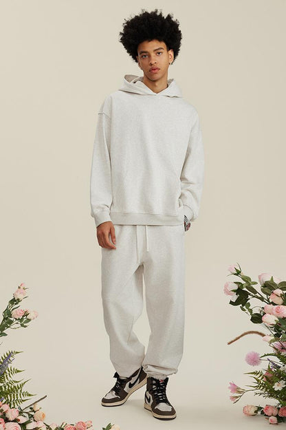 445G Solid Basic Hoodie