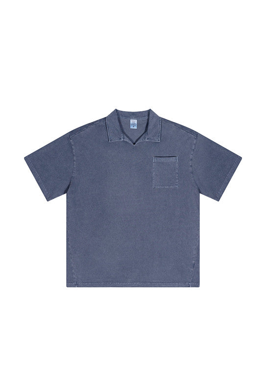 310GSM Washed Polo Tee