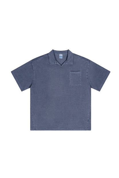 310GSM Washed Polo Tee