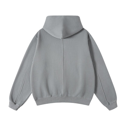 355G Washed Fleece Hoodie