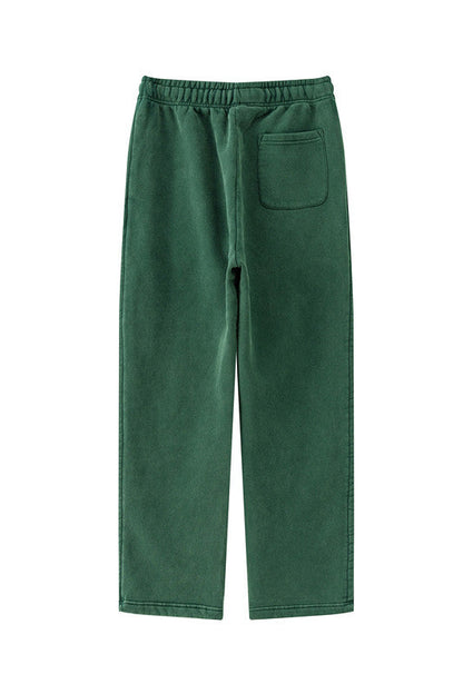 332GSM Pigment Dyed Washed Sweatpants