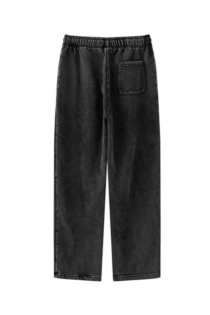 332GSM Pigment Dyed Washed Sweatpants