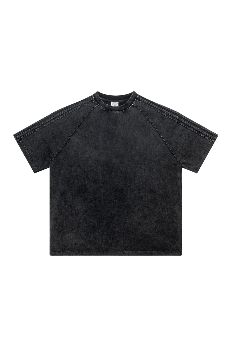 250GSM Pigment Dyed Side Stripe Tee
