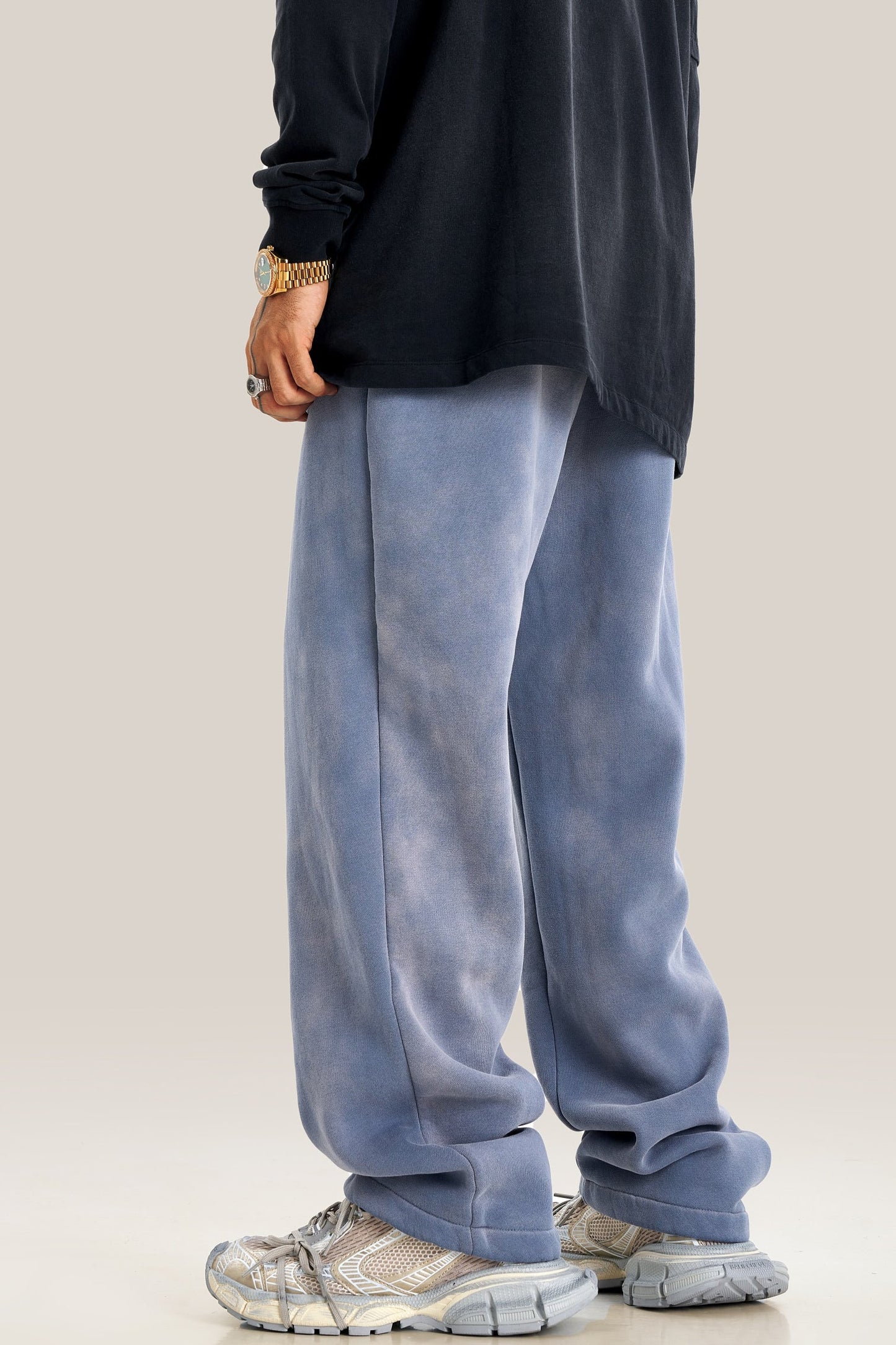 332GSM Gradient Sprayed Fleece Sweatpants