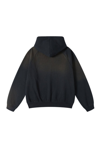 Fleece Gradient Washed Hoodie