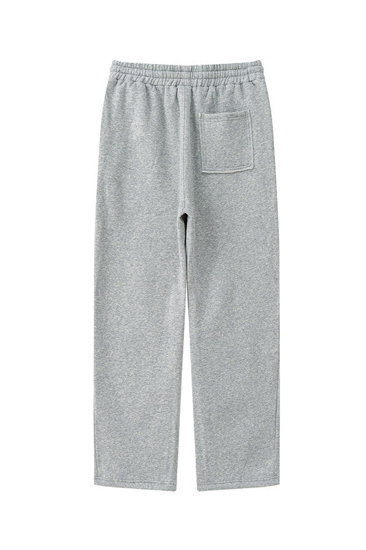 332GSM Patchwork Wash Out Fleece Sweatpants