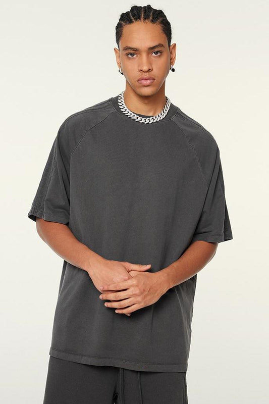 250GSM Pigment Dyed Side Stripe Tee