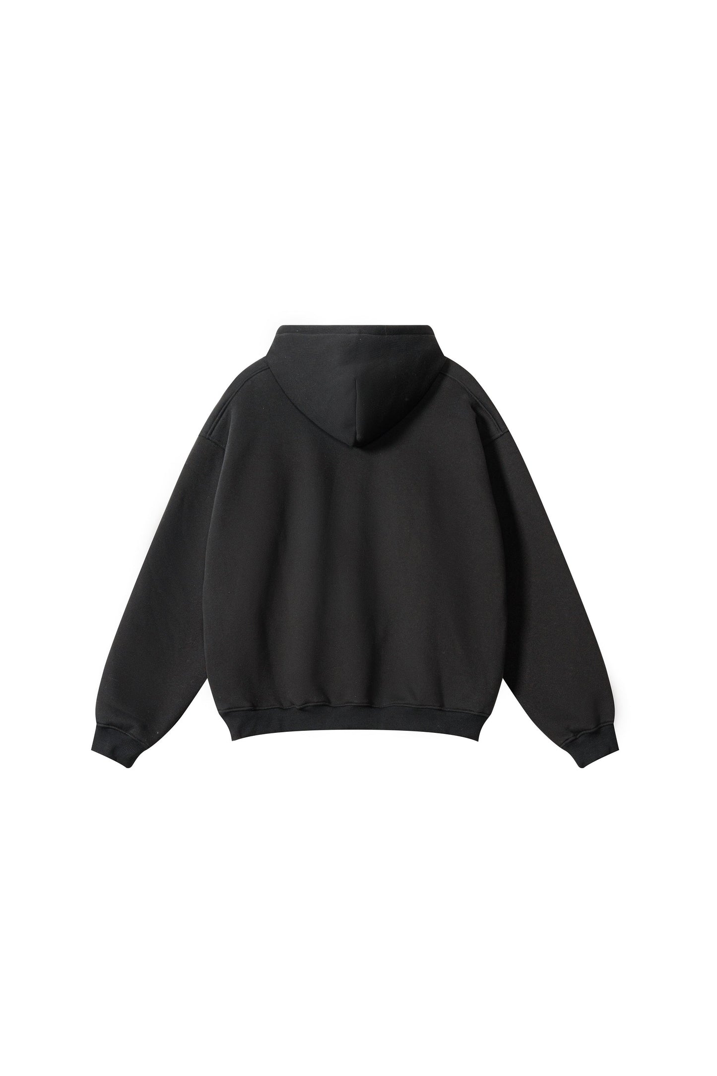 345GSM Fleece Solid Oversized Hoodie