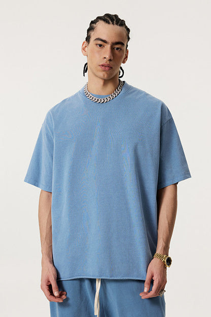 275GSM Pigment Dyed Distressed Tee