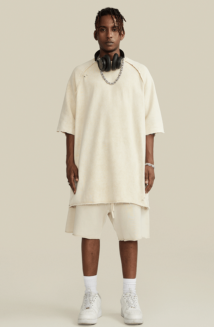 Washed Distressed Tee