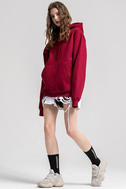 345G Basic Fleece Hoodie