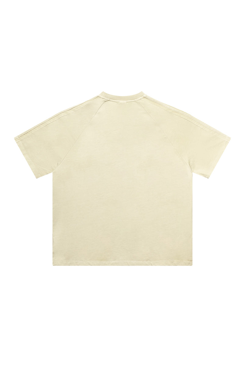 250GSM Pigment Dyed Side Stripe Tee