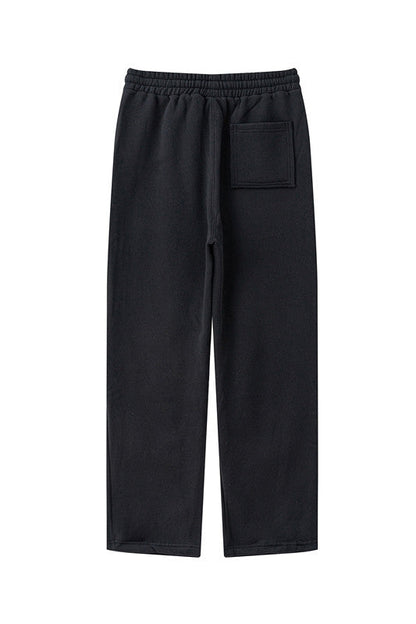 332GSM Patchwork Wash Out Fleece Sweatpants