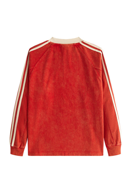 Kids Washed Stripe Crew
