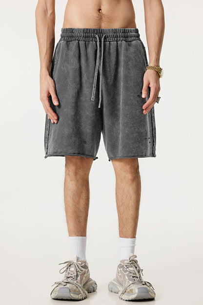 310GSM Pigment Dyed Distressed Washed Short