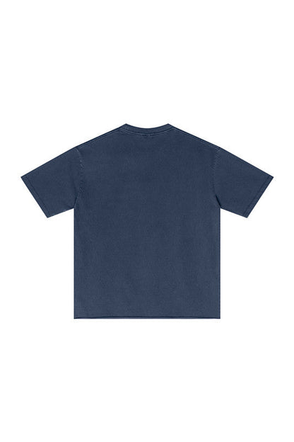 275GSM Pigment Dyed Distressed Tee