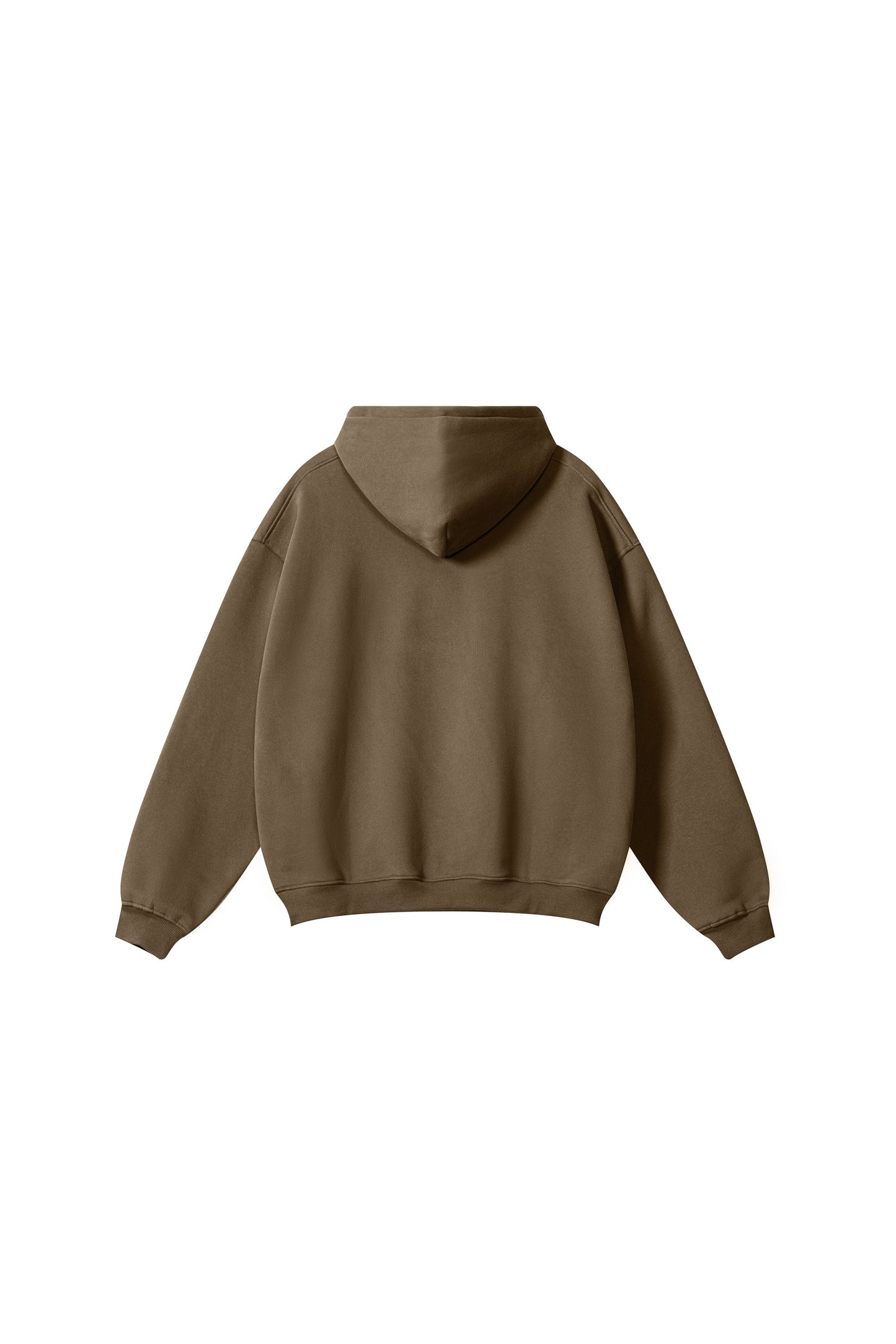 345GSM Fleece Solid Oversized Hoodie
