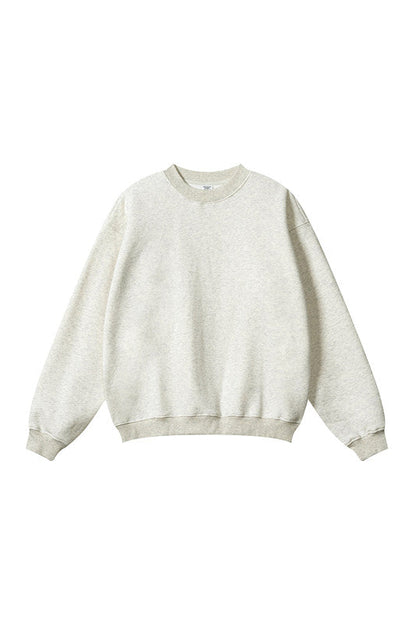 345GSM Fleece Solid Color Crew