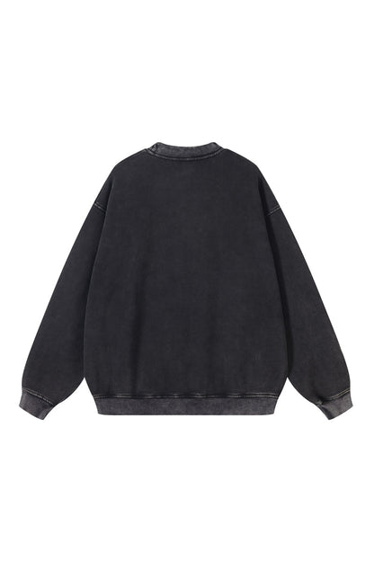 355G Washed Fleece Crew