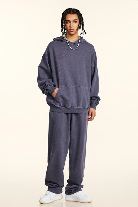 100% Cotton 380GSM Washed  Hoodie
