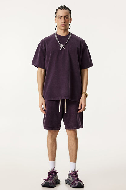 330GSM Pigment Dyed Washed Short