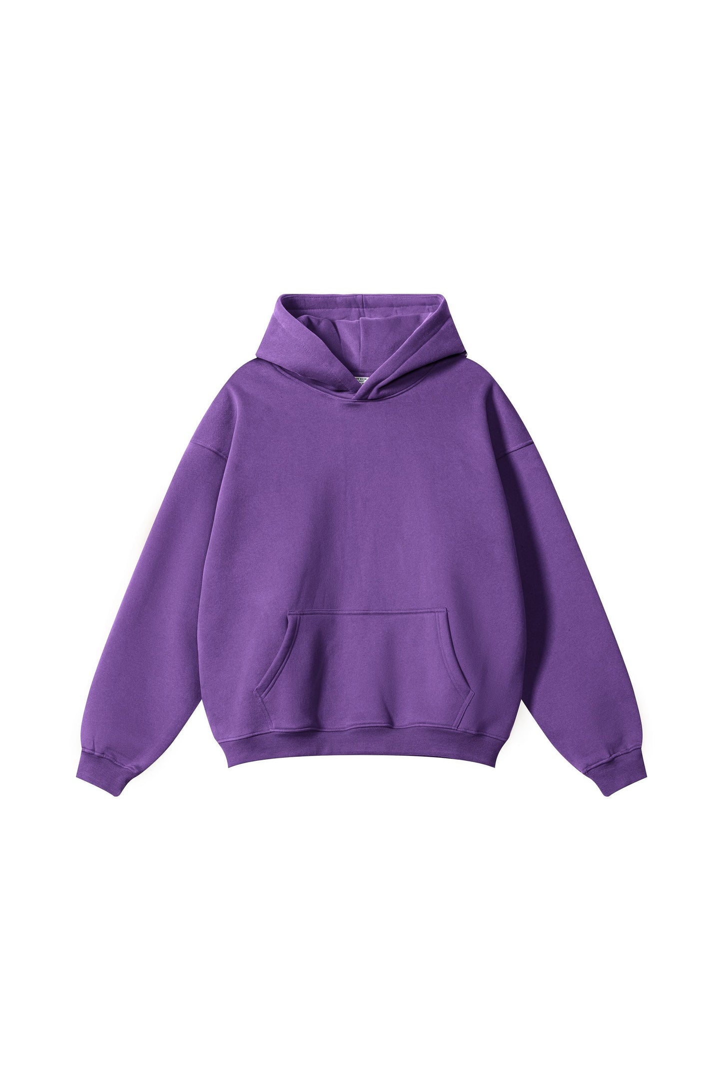 345GSM Fleece Solid Oversized Hoodie