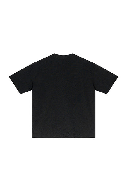 275GSM Pigment Dyed Distressed Tee