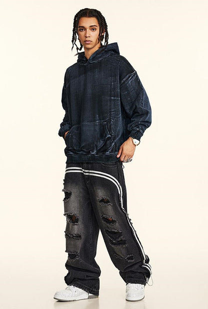 440GSM Brush Washed Out Hoodie