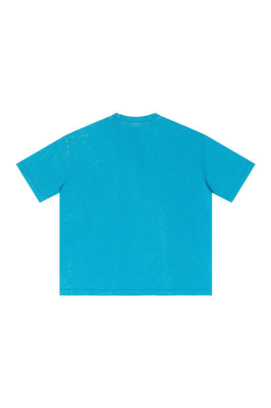 285GSM Pigment Dyed Washed Tee