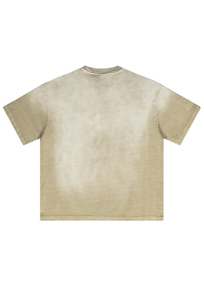 310GSM Gradient Sprayed Tee