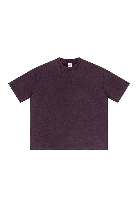 285GSM Pigment Dyed Washed Tee