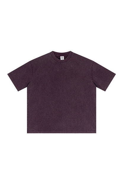 285GSM Pigment Dyed Washed Tee