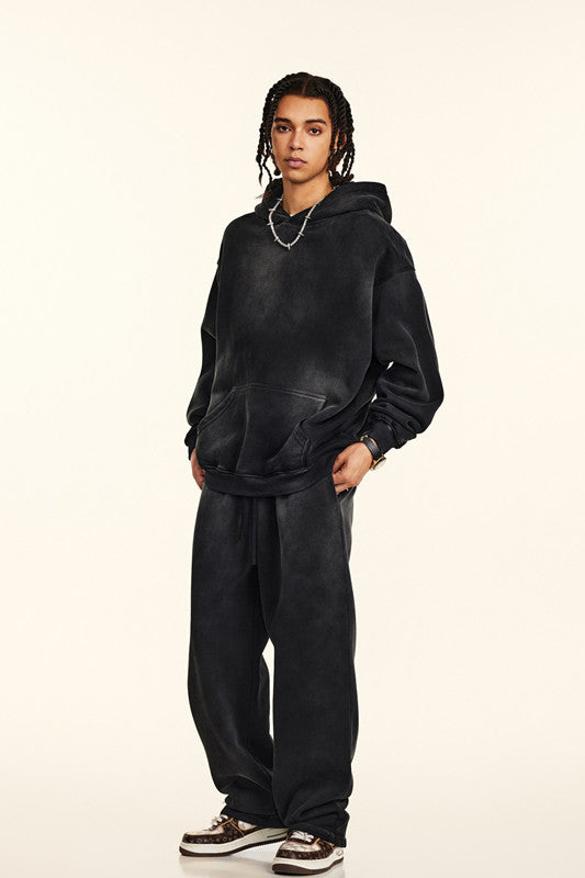 332GSM Gradient Sprayed Fleece Sweatpants